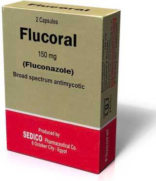 FLUCORAL 150 MG 4 CAPS.