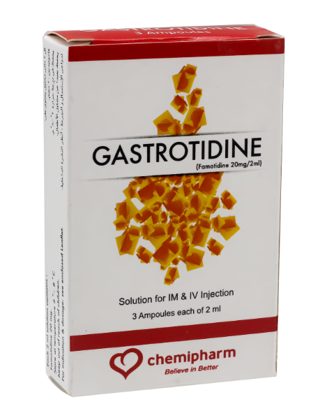 gastrotidine 20 mg 3 amp